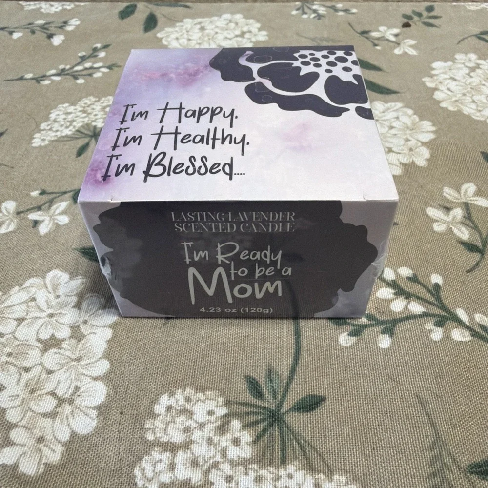 Lasting Lavender Scented Mom Candle 4.23 Oz 100% Soy Wax‎